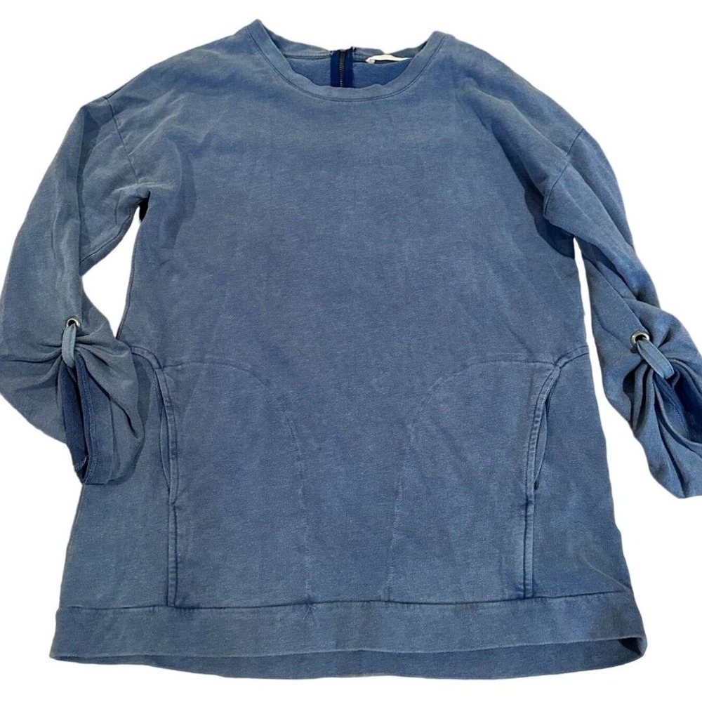 Soft Surroundings Lightweight Distressed Sweatshirt Size M‎